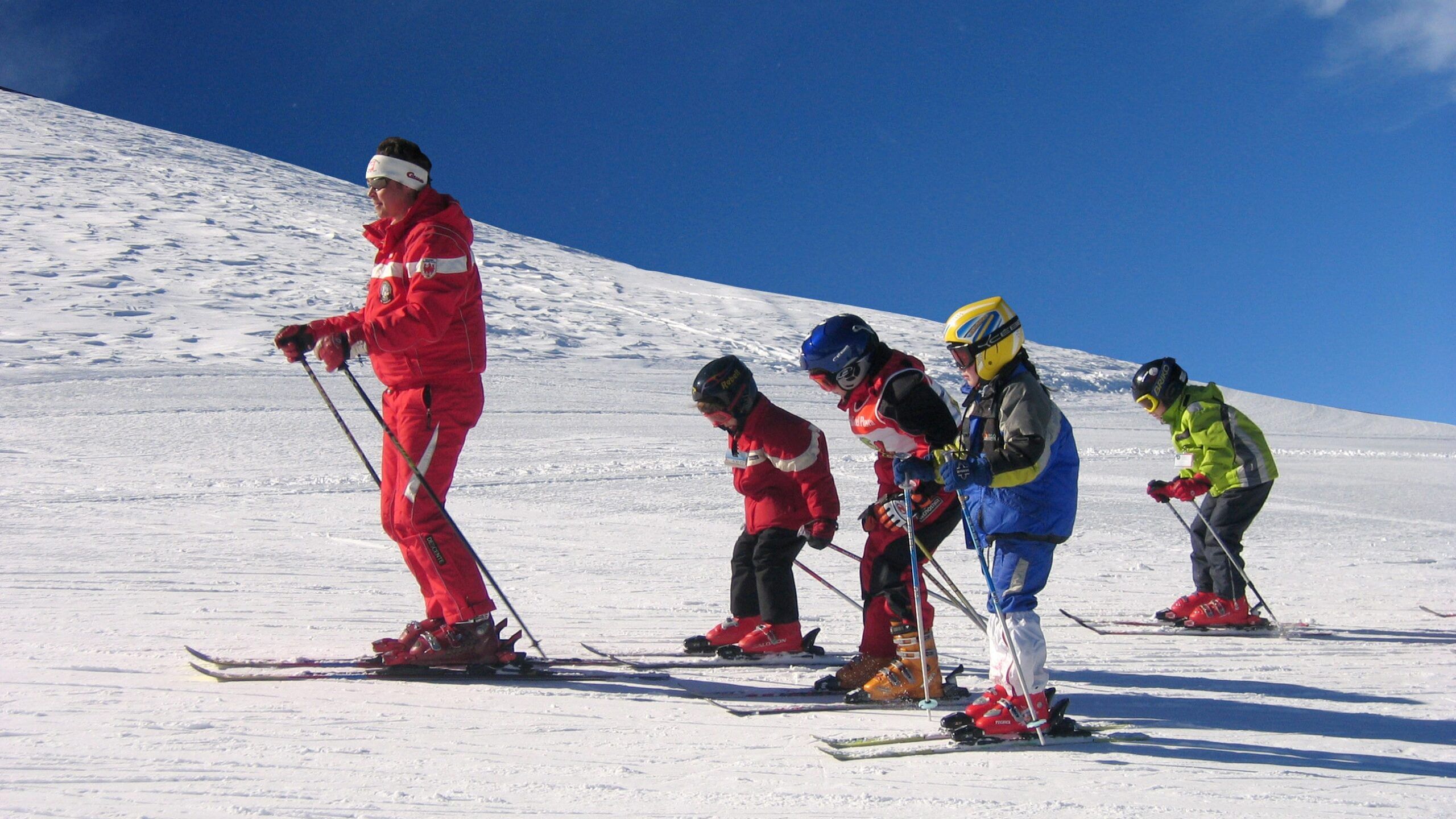 Scuola di sci per bambini